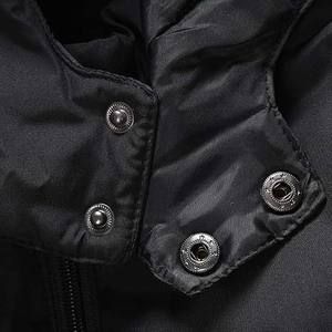 Chaquetas Acolchadas de Invierno para Hombre con Capucha Desmontable, Servicio OEM, Diseño de Pakistán 2025, Chaqueta de Burbujas de Nailon Personalizada al por Mayor - Product Image 3