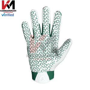 Gants de football américain de haute qualité avec paume en silicone super adhérente, logo personnalisé, gants de rugby pour temps froid en extérieur - Product Image 3
