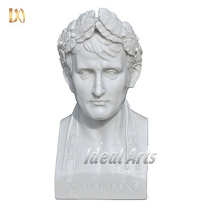 Sculpture <span class=keywords><strong>de</strong></span> <span class=keywords><strong>buste</strong></span> <span class=keywords><strong>de</strong></span> Napoléon en marbre blanc sculpté à la main classique - Product Image 2