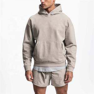 ชุดวอร์มผู้ชายสไตล์วินเทจ Y2K ฝรั่งเศสเทอร์รี่น้ำหนักเบาพิมพ์ลายพัฟฟ์มีฮู้ดทรงหลวม3D โฟมกางเกงวอร์มเซ็ตกางเกงจ็อกเกอร์ทำตามสั่ง - Product Image 1