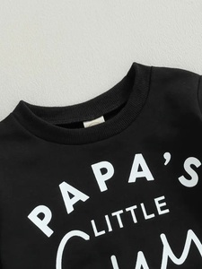 Sudaderas para bebés pequeños con letras bordadas, jerséis de manga larga para bebés, Tops informales para Otoño e Invierno - Product Image 3