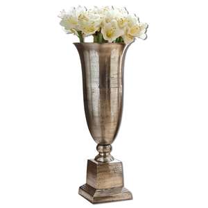 Vase à fleurs et pots en métal de haute qualité fabriqués à la main pour la décoration intérieure et la pièce d'exposition de comptoir - Product Image 1