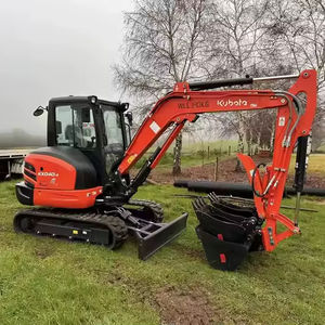 Kubota KX040 Mini cargadora sobre orugas 18KW Máquina excavadora de 3 toneladas con motor de engranaje central a la venta - Product Image 1