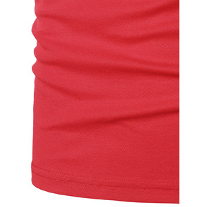 เสื้อโปโลแฟชั่นใหม่สำหรับผู้ชายเสื้อคอปกพับลงแห้งเร็วระบายอากาศได้ดีมีคุณภาพสูงออกแบบโลโก้ได้ตามต้องการ - Product Image 5