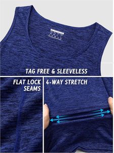 Débardeurs à séchage rapide pour hommes chemise d'entraînement sans manches en tricot respirant pour la performance sportive et la musculation - Product Image 6