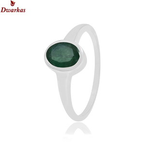 Low price fashion jewelry rings sterling 925 silver jewelry emerald ring gemstone engagement rings for women - Product Image 2