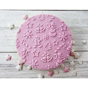PYO Designer Noël Fondant Embosser Timbre Essentiel Décoration de Gâteau Fourniture - Product Image 2