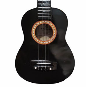 Ukelele SOLOBEAT A50 HK Clásico Negro Caoba de 21 Pulgadas, 4 Cuerdas, Acústico, Pulido y Barnizado, Ideal para Principiantes - Product Image 1