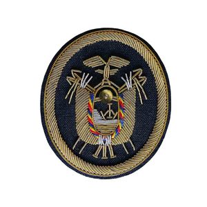 Badge en tissu brodé fonctionnel allemand ZMZ - Fabriqué sur mesure en feutre avec dos cousu - Product Image 4