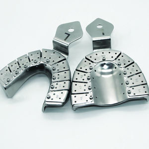 Bandejas de Impresión Dental de Acero Inoxidable de Fabricación Profesional, Bandejas de Impresión de Fuente de Alimentación Manual, Narham Enterprises - Product Image 2