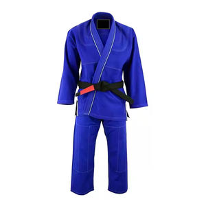 Azul logotipo personalizado y bordado BJJ uniforme impresión Digital kimono de jiu jitsu Karate desgaste al por mayor servicio OEM jiu jitsu kimono - Product Image 5
