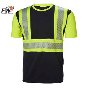 Uniforme de Trabajo de Algodón para Trabajadores de la Construcción, Minería e Industria, Ropa de Trabajo con Logotipo Personalizado, Ropa de Seguridad Reflectante, Camisetas de Alta Visibilidad - Product Image 1