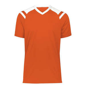 Camiseta Deportiva Atlética para Hombre, Cuello Redondo, Manga Corta, Transpirable, para Entrenamiento, con Ribete en Contraste, Personalizable para Equipos de Fútbol - Product Image 5