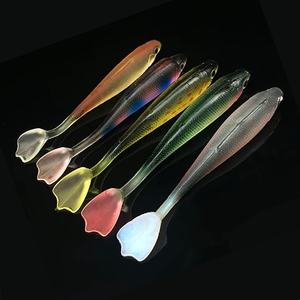Spinpoler Appât en plastique souple pour brochet Appât nageur Big Shad Leurre Paddle Tail Wobbler Silicone Appât Perche Brochet Pêche <span class=keywords><strong>Poisson</strong></span> d'eau salée - Product Image 4