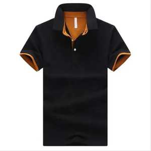 Camisas de golf personalizadas, camisetas de algodón de tela de Piqué, polos bordados de secado rápido, polos sólidos para hombres - Product Image 2