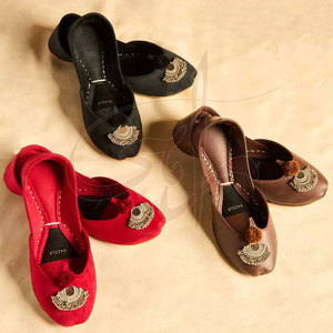 Servicio OEM, Último Modelo de Khussa para Mujer, Hecho a Medida, Parte Superior de Rexine, Entresuela de Cuero Genuino, Antideslizante, para Todas las Temporadas - Product Image 5