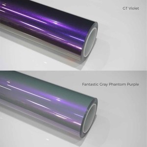 Vinilo Termoplástico <span class=keywords><strong>de</strong></span> Poliuretano Morado <span class=keywords><strong>de</strong></span> 1.52 x 15 m, Antiarañazos, para Envolver Automóviles, TPU, Morado Romántico, Morado Satinado, Morado Brillo <span class=keywords><strong>de</strong></span> <span class=keywords><strong>Medianoche</strong></span> - Product Image 2