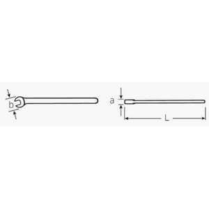 Llave de boca abierta de un solo extremo Stahlwille 1000V VDE para trabajos con llaves - Product Image 2