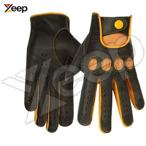 Guantes de Conducción de Cuero con Logotipo Personalizado al por Mayor, Impermeables, Antideslizantes, Cómodos, para Todas las Estaciones, para Motocicletas y Uso Diario - Product Image 2