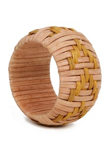 Anillo para Servilletas de Ratán Tejido a Mano, Rústico y Ecológico, Porta Servilletas de Mimbre para Decoración de Mesa de Comedor para Bodas y Fiestas - Product Image 4