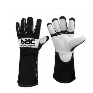 Gants de sécurité en cuir de chèvre XL antidérapants et ignifuges nouveau design pour les travaux de soudage - Product Image 5