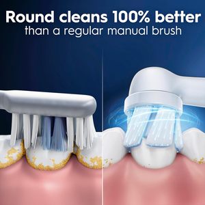 Têtes de brosse de rechange Oral-B iO Ultimate Clean, 5 têtes, 4 Ultimate Clean + 1 gomme et blanc sensible - Product Image 2
