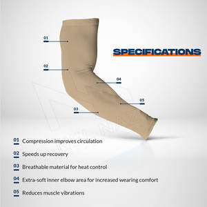 Mangas de brazo de ciclismo Unisex Color Tamaño Estilo ODM Calidad Premium 2023 Último diseño Mangas de brazo de ciclismo - Product Image 3