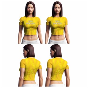 T-shirts courts décontractés pour femmes, légers et durables, en vente en ligne - Product Image 6
