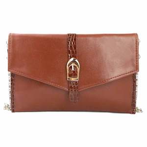 Women's Clutch (K-2065) - <b>Coffee</b> - Product Image 2