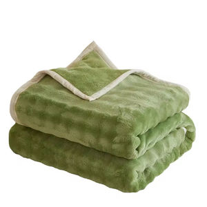 Couverture de luxe personnalisée pour l'hiver, taille king, pour l'hiver, lit double, tricotée en laine, matelassée, moelleuse - Product Image 5