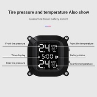 Système d'affichage LCD sans fil en temps réel pour moto Harley Honda Yamaha TPMS Surveillance de la pression des pneus