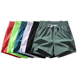 Pantalones Cortos Deportivos para Hombre 2025, Estilo Urbano, Casuales, Antiarrugas, de Secado Rápido, Cómodos, con Cintura Elástica, Transpirables, de Poliéster Tejido, con Cordón - Product Image 1