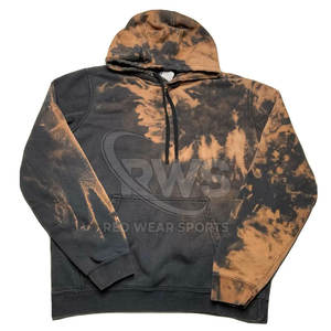 Sweats à capuche délavés à l'acide de haute qualité avec impression personnalisée et logo à séchage rapide et respirant pour hommes - Product Image 1