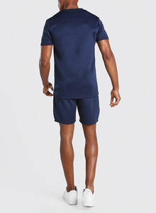 Chándal de verano de diseño personalizado, precio personalizado, logotipo barato, conjunto corto para hombre, chándales de verano para hombre en poliéster - Product Image 5