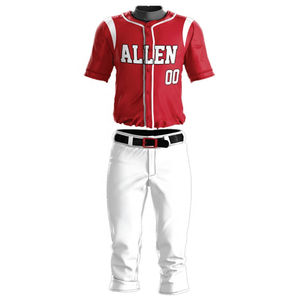 Uniforme de baseball 100% polyester personnalisé sublimation maillots de baseball pantalon softball vêtements de sport sur mesure nom de l'équipe vêtements de sport - Product Image 5