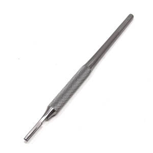 Nouvelle arrivée manche de lame de scalpel léger vente directe d'usine réutilisable manuel en acier et acier inoxydable - Product Image 1