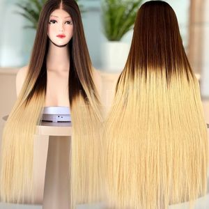 วิกผมทรงตรงสีบลอนด์ไล่ระดับสำหรับเด็กผมมนุษย์จากเวียดนาม100% - Product Image 5