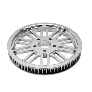 Para Harley Davidson Touring Softail Dyna <span class=keywords><strong>Fat</strong></span> <span class=keywords><strong>Bob</strong></span> <span class=keywords><strong>2007</strong></span>+ Piezas de Motocicleta Polea de Correa de Rueda Trasera Piñón 40325-07 150 Neumático - Product Image 3