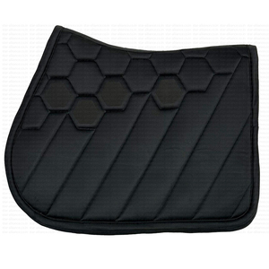 Hiện Đại Màu Đen nhảy tất cả các mục đích yên pad với bông bọt Điền và hình lục giác/Đường chéo sọc quilting - Product Image 1