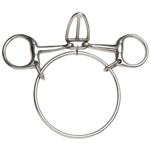 Dexter Snaffle Horse Ring Bit Tongue Control Boquilla suave Todo tipo de instrumentos veterinarios están disponibles - Product Image 5