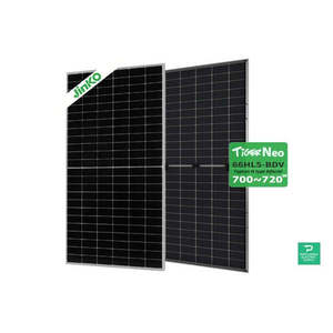 Panneau solaire monocristallin bifacial à double vitrage Topsky Energy 715W, haute efficacité, certifié TUV - Product Image 1