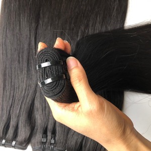 Extensions de cheveux vierges Remy vietnamiens 100% naturels, double trame, lisses, couleur naturelle, grande qualité, en stock, prix de gros - Product Image 6