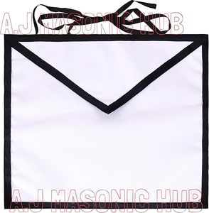 Tela de pato de algodón blanco masónico de 16x14 pulgadas para manualidades bordadas y punto de cruz, paquete de 12 delantales funerarios para costura - Product Image 4