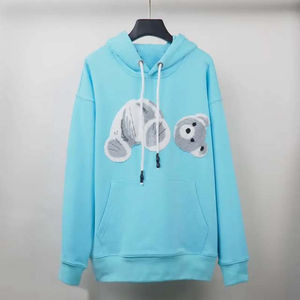 Sweat-shirt à col rond en polaire surdimensionné pour femme, hiver, logo frontal personnalisable, streetwear décontracté, 100% coton - Product Image 5