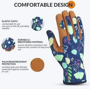 Gants de jardinage respirants de fleurs confortables pour adultes gants de jardinage de sécurité des mains de bonne qualité - Product Image 3