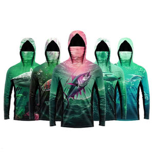 Vente en gros personnalisé 100% polyester grande taille chemises de pêche séchage rapide UPF 50 respirant manches longues et courtes - Product Image 5