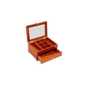 Caja de Almacenamiento de Joyas de Madera Hecha a Mano de Estilo Antiguo para Collares, Anillos y Cosméticos - Product Image 4