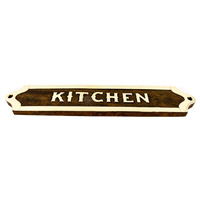 Plaque signalétique nautique en laiton et en bois pour navires dans un style élégant Plaque signalétique en bois pour panneaux muraux aux prix de gros