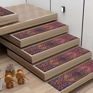 Vintage Step Rug, Printed Rug, Washable Rug, Personalized Rug - Product Image 5