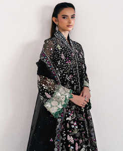 Lehenga Choli Acrílico con Pedrería para Mujer, Estilo Nupcial de Lujo, Bordado a Mano con Lentejuelas y Detalles de Piedras, Ropa de Fiesta Pakistaní - Product Image 3